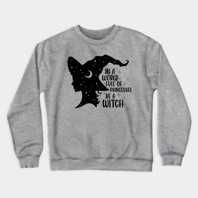 Feminist Witchy Grandaughter of Witches Halloween Crewneck Sweatshirt by PUFFYP